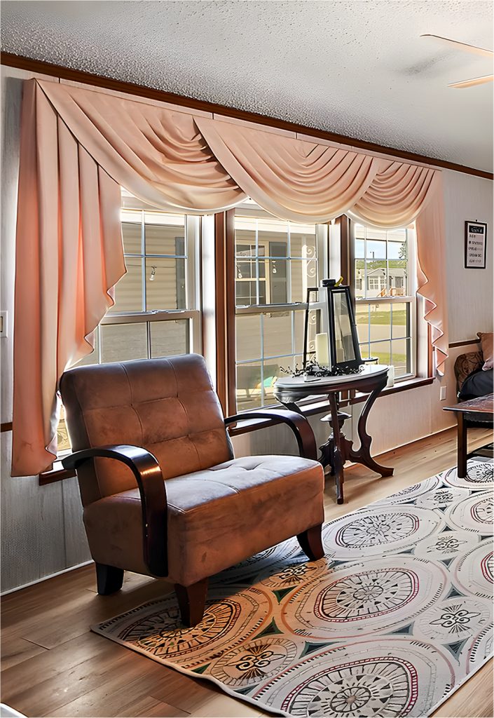 Tips for Hang Curtains on Mobile Home Living Room Windows
