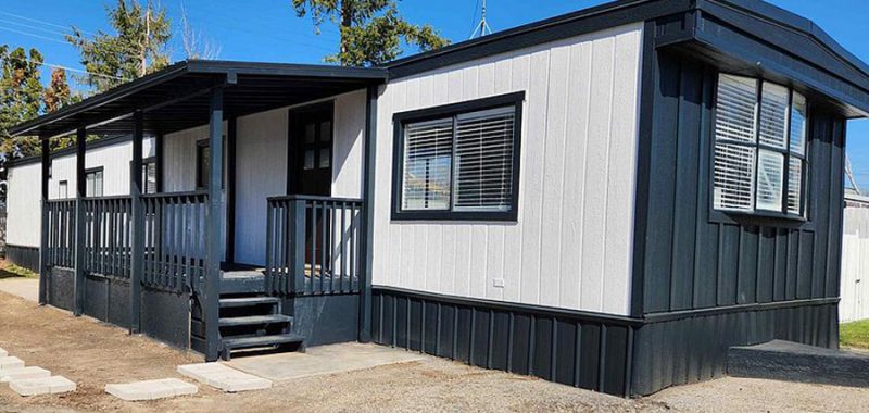 10 Mobile Home Black Skirting Color Ideas