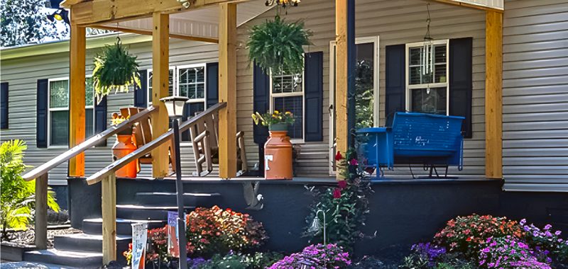 Mobile Home Front Porch Decorating Ideas