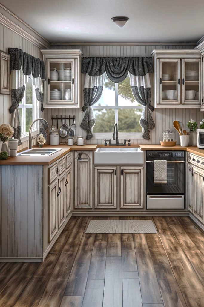 Mobile-Home-Kitchen-with-Valances