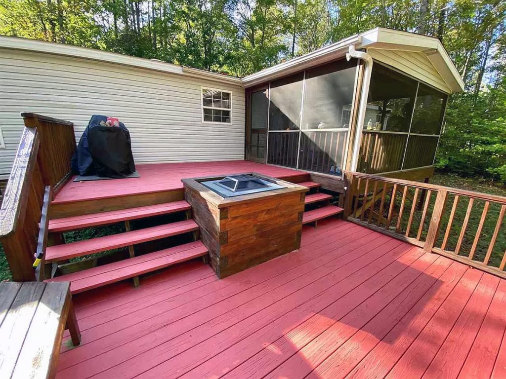 Mobile Home Terraced Decking