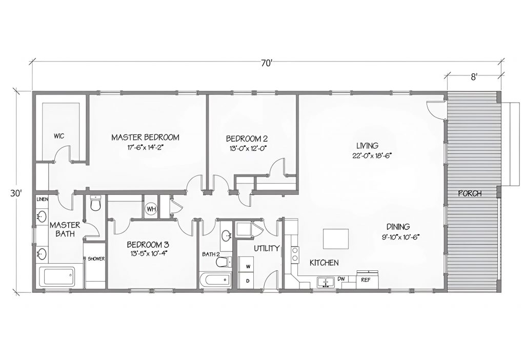 Open Concept Layout