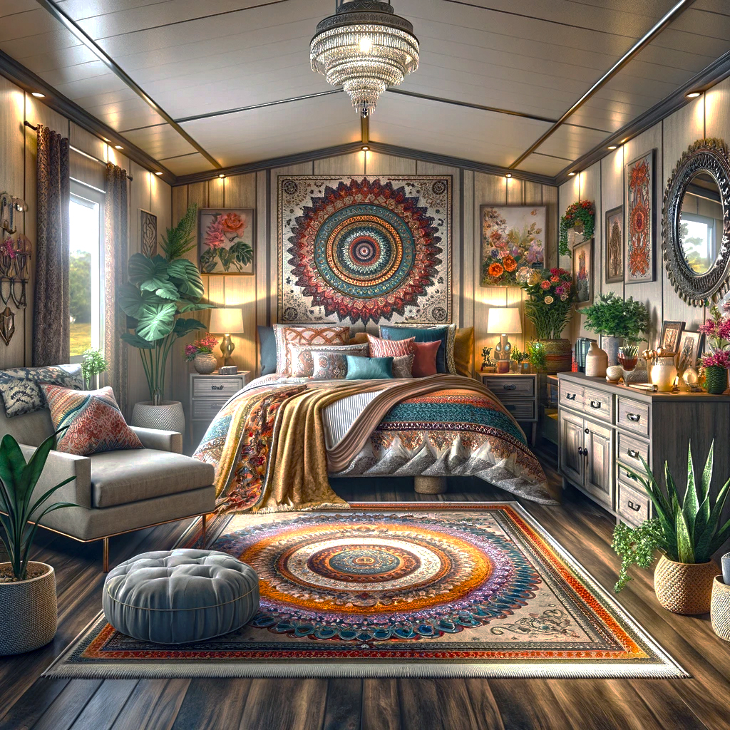 10 Tips for Creating a Boho-Style Mobile Home Bedroom