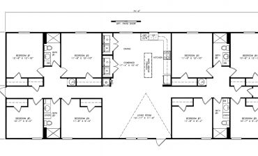 8-Bedroom Mobile Home Floor Plan