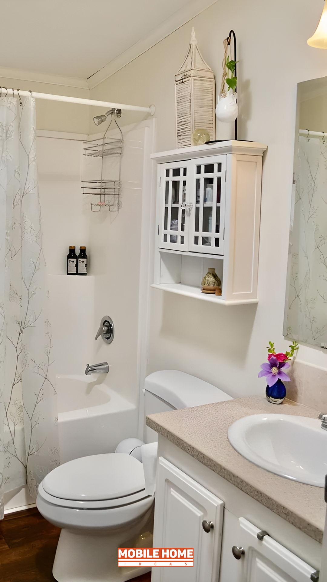 Mobile Home Bathroom Makeovers Organize with Stylish Storage