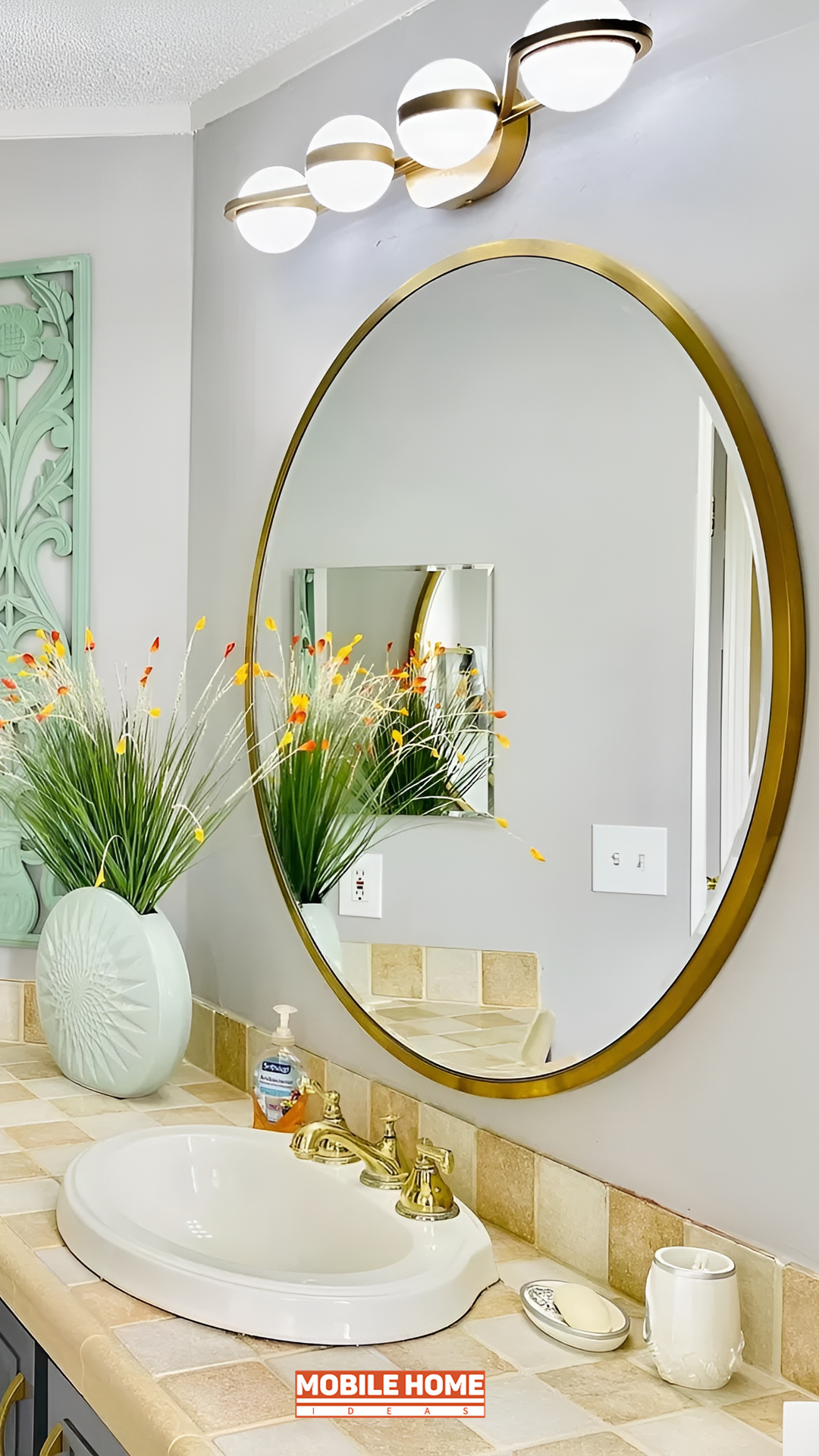 Mobile Home Bathroom Makeovers Upgrade Lighting