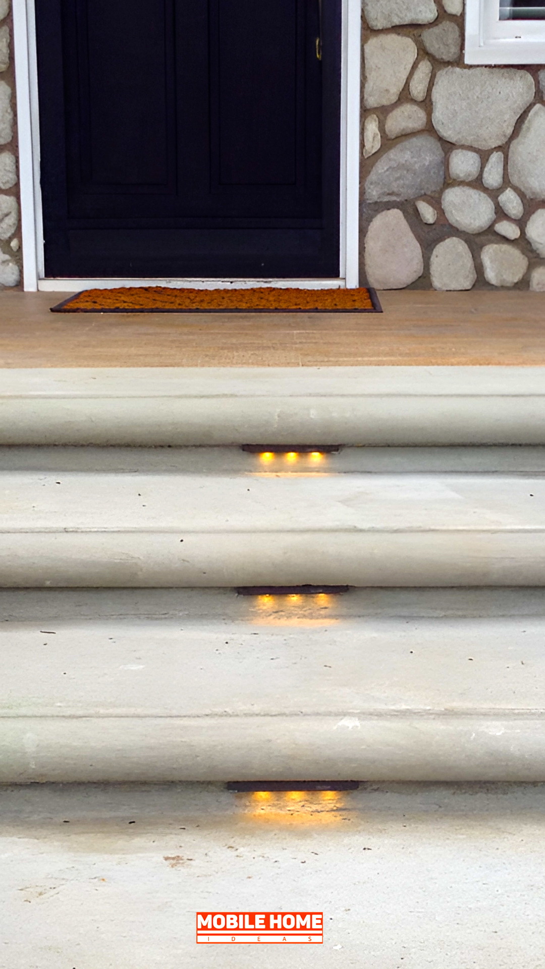 Mobile-Home-Concrete-Steps-Lighting Features