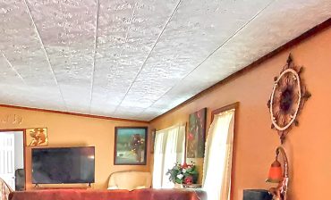 How to Install Peel and Stick Tiles on a Mobile Home Ceiling