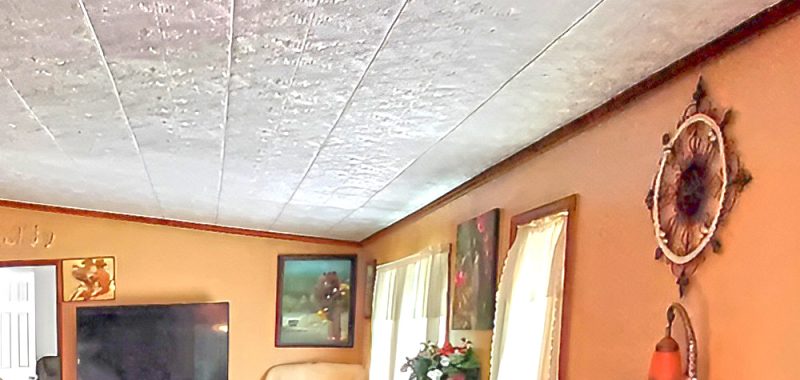 How to Install Peel and Stick Tiles on a Mobile Home Ceiling