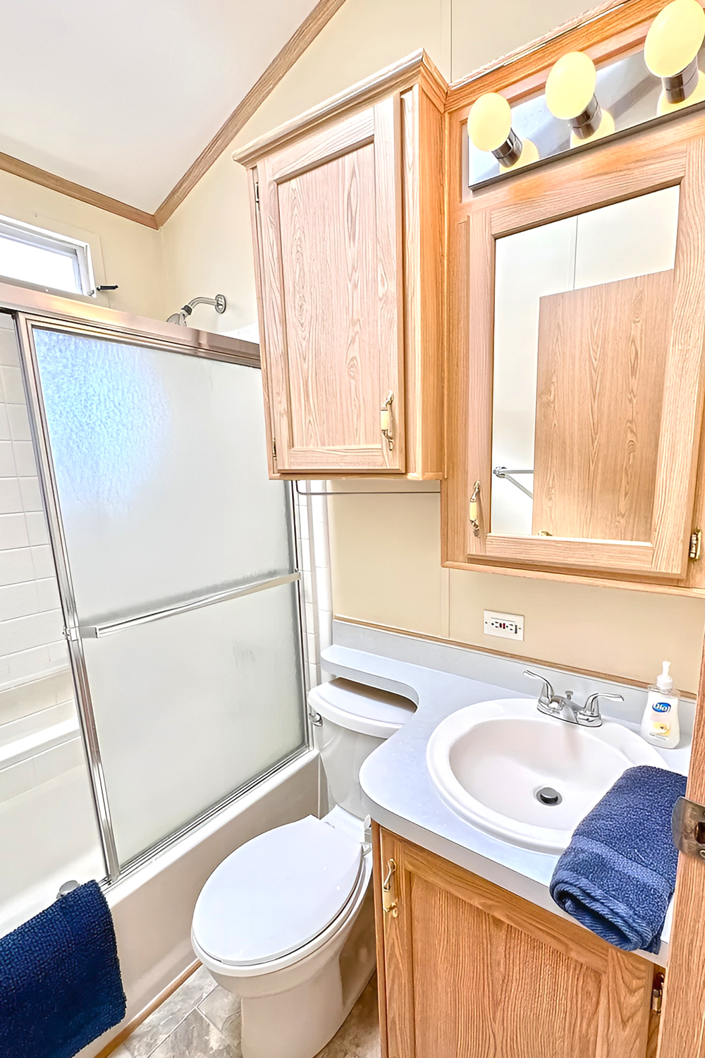 Mobile Home Small Bathroom Corner Sink