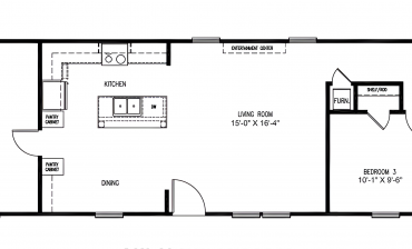 18 x 90 Mobile Home Floor Plan