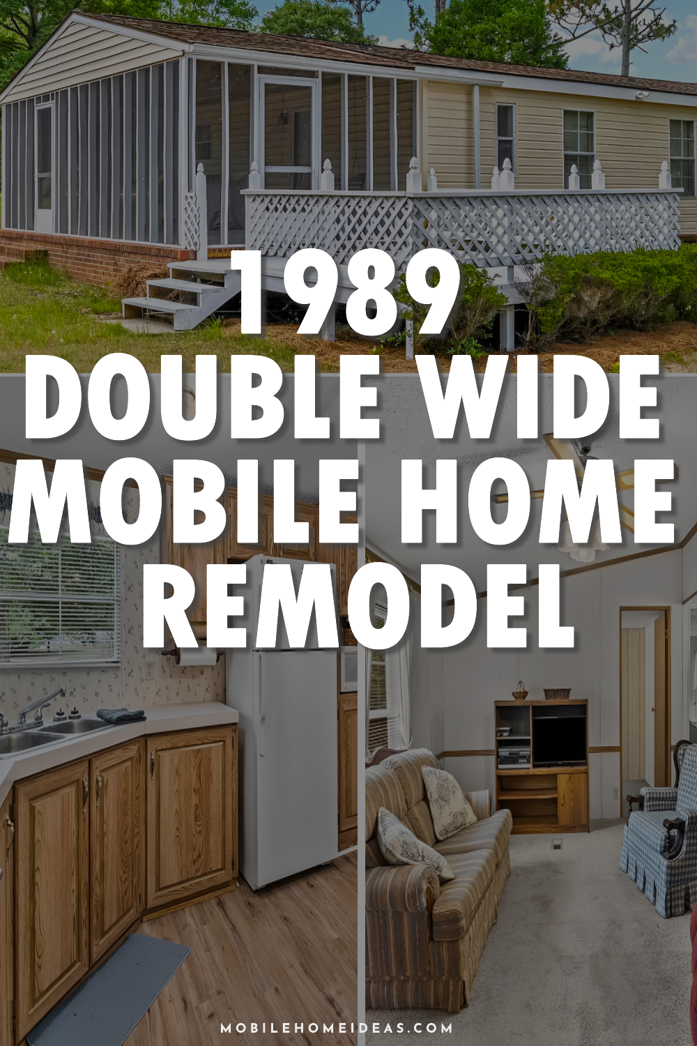 1989 Double Wide Mobile Home Remodel 