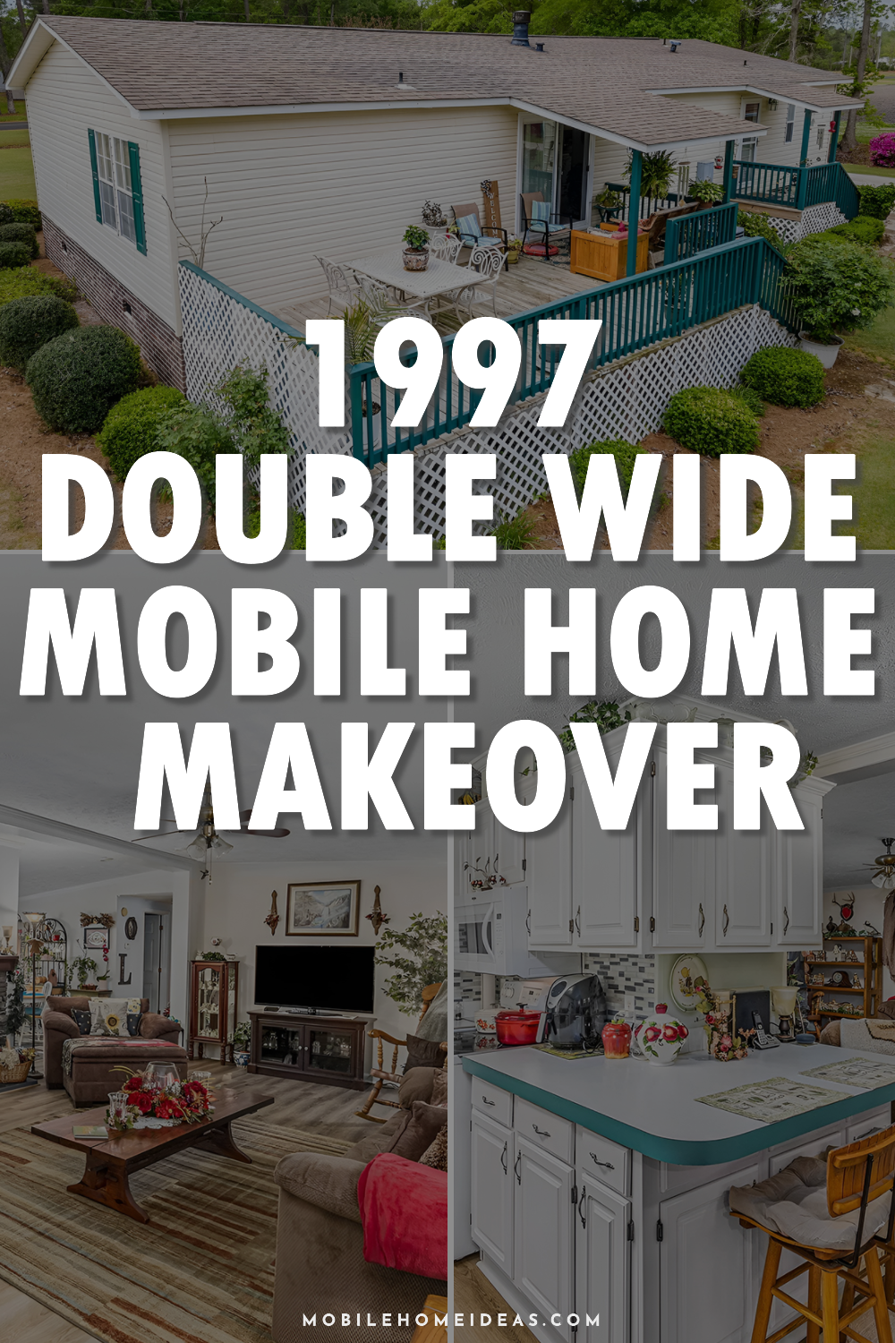 1997 Double Wide Mobile Home Makeover