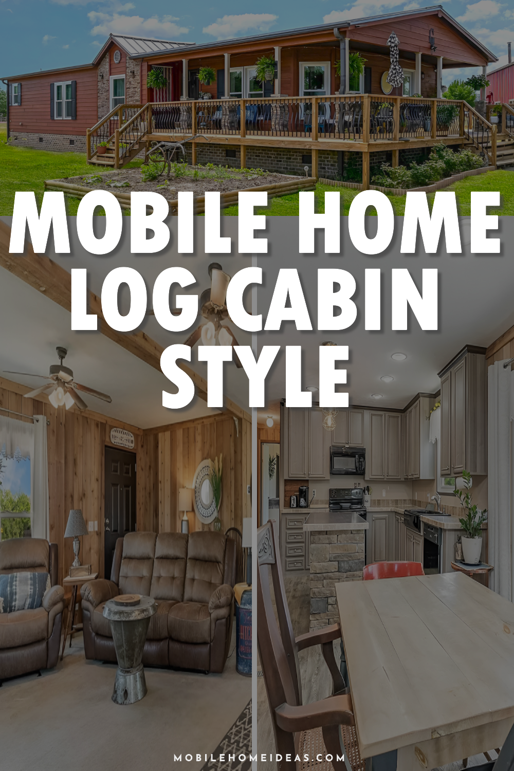 Mobile Home Log Cabin Style 