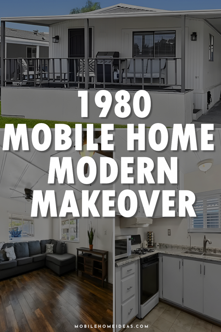 Step Into This Updated 1980s Mobile Home with a Modern Style
