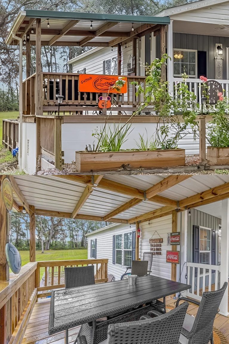 15 Double Wide Mobile Home Side Porch Ideas