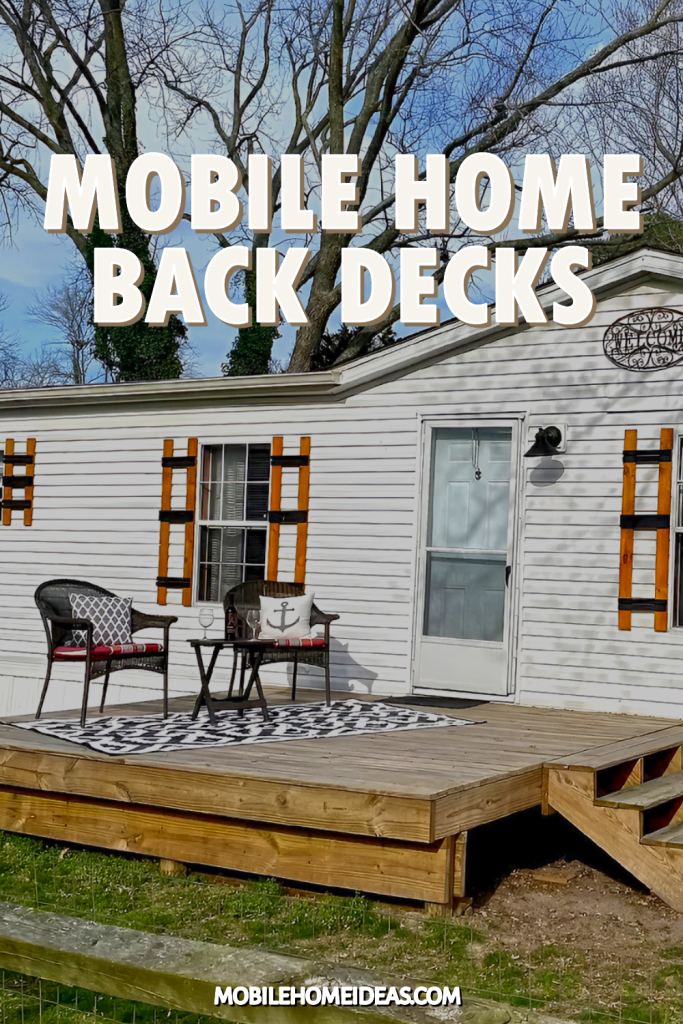 8 Mobile Home Back Deck Ideas
