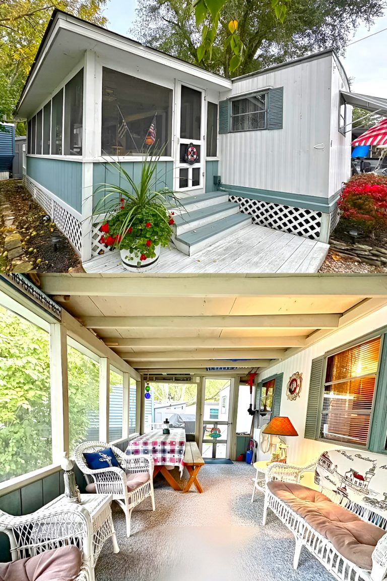 10 Stunning Mobile Home Screened-In Porch Ideas