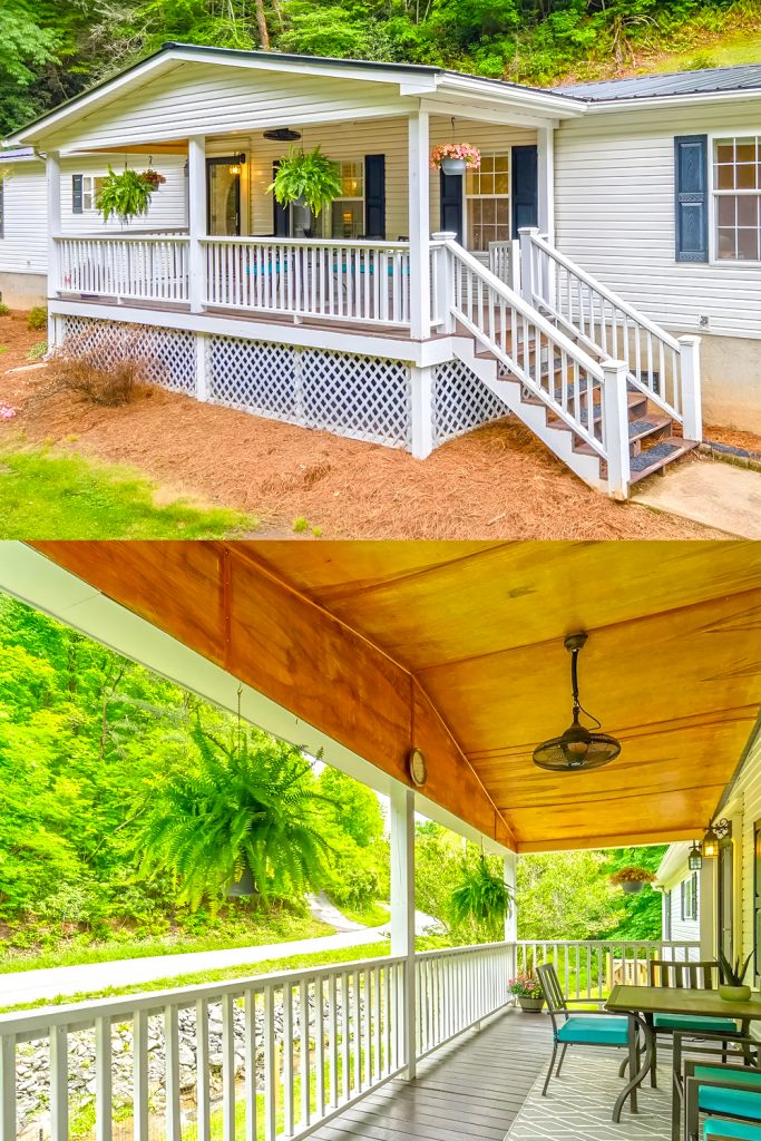 7 Mobile Home Wooden Porch Design Ideas
