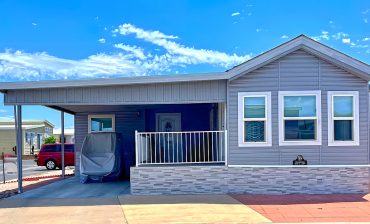 10 Gray Mobile Home Exterior Color Schemes Ideas