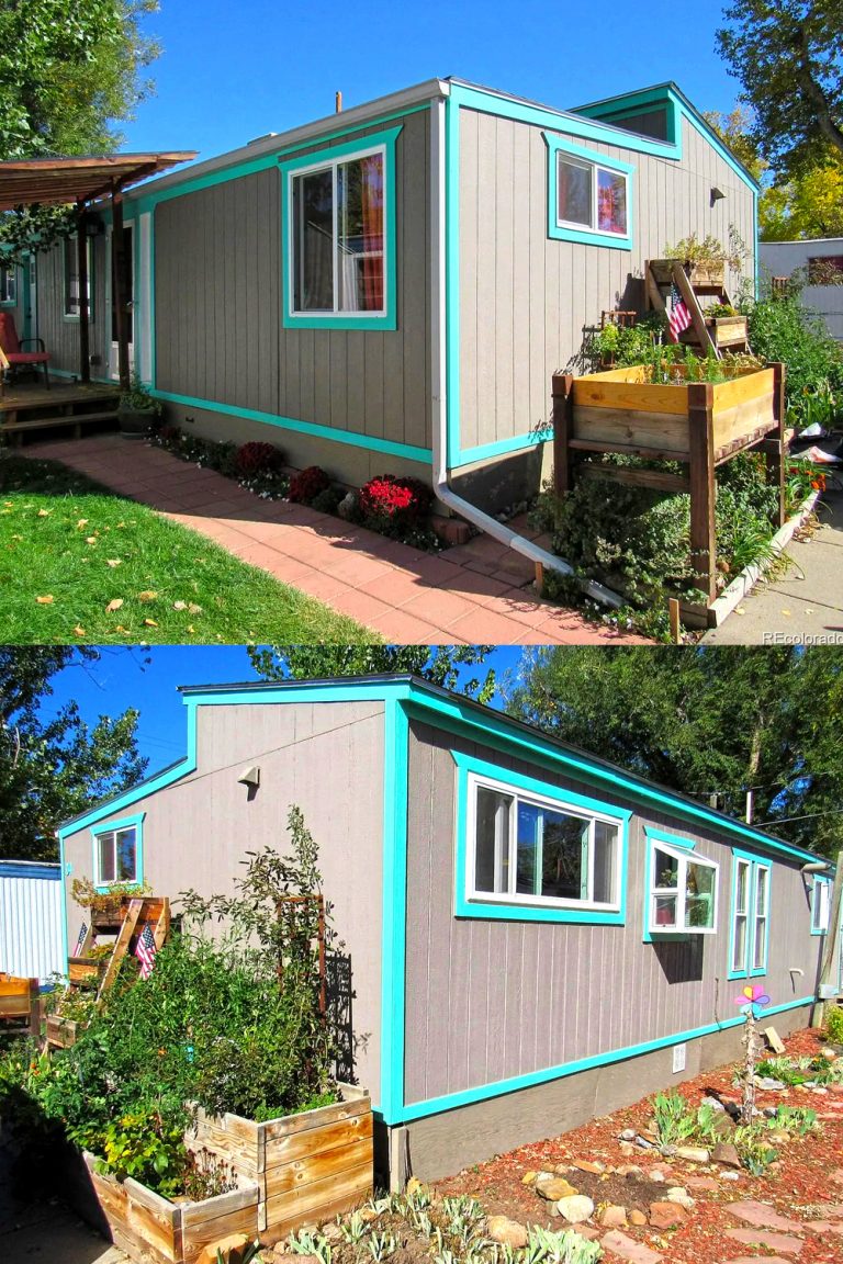 10 Gray Mobile Home Exterior Color Schemes Ideas