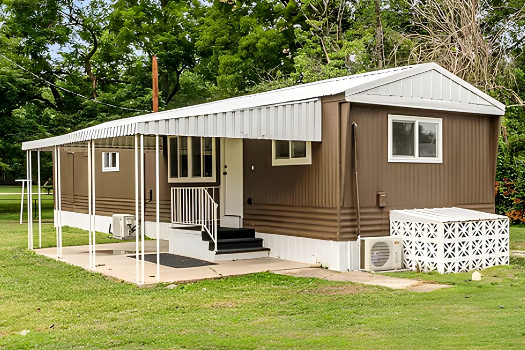 1970 Single Wide Mobile Home Exterior Remodel