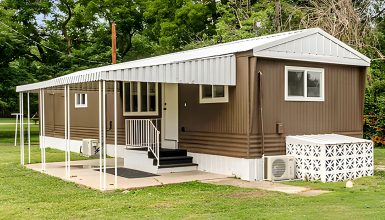 1970 Single Wide Mobile Home Exterior Remodel