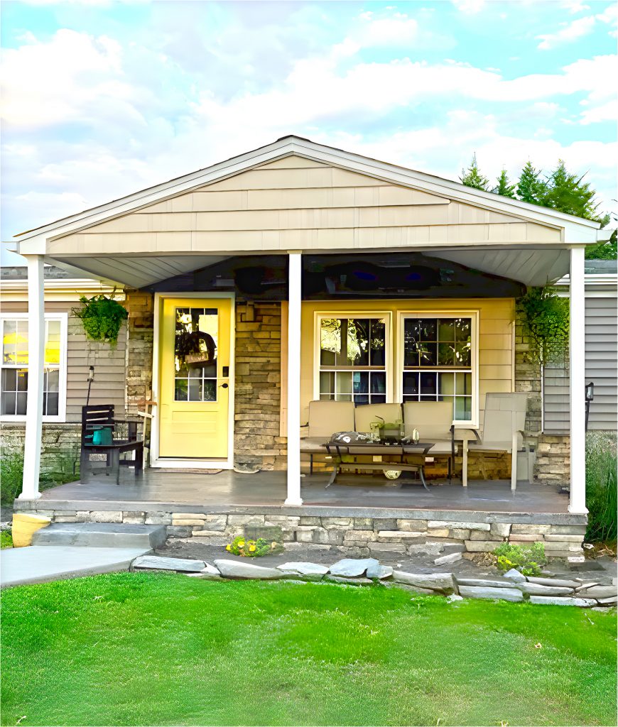 10 Mobile Home Concrete Porch Design Ideas