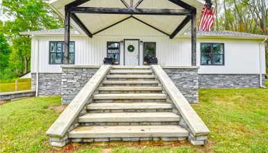 Mobile Home Farmhouse Front Porch