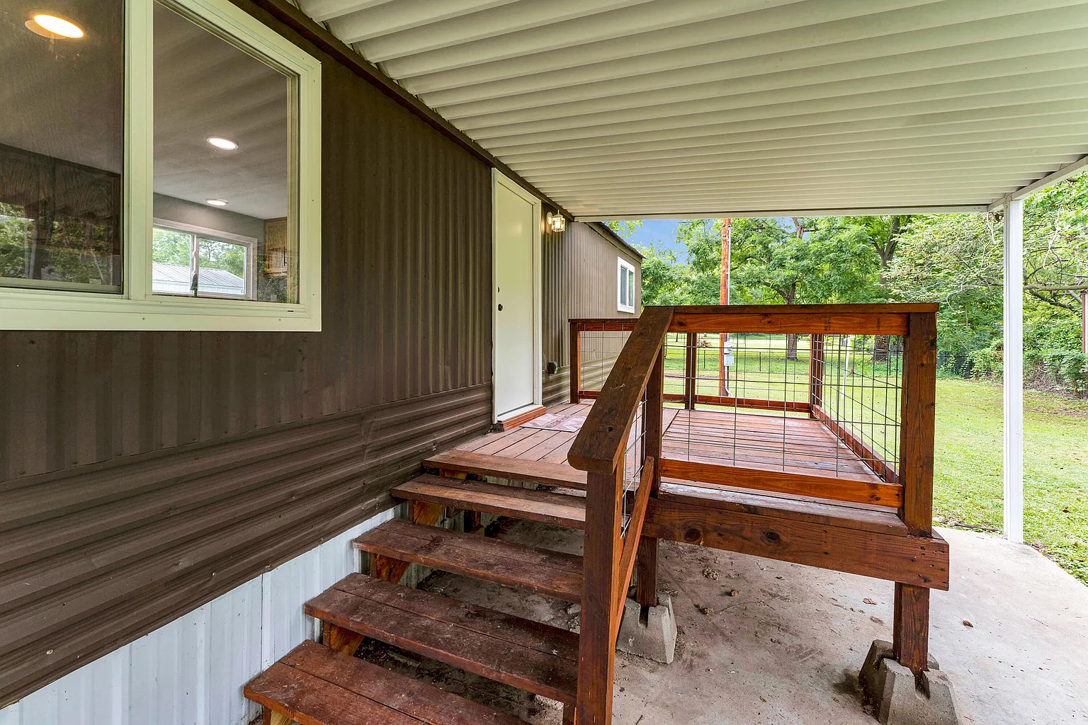 1970 Single Wide Mobile Home Exterior