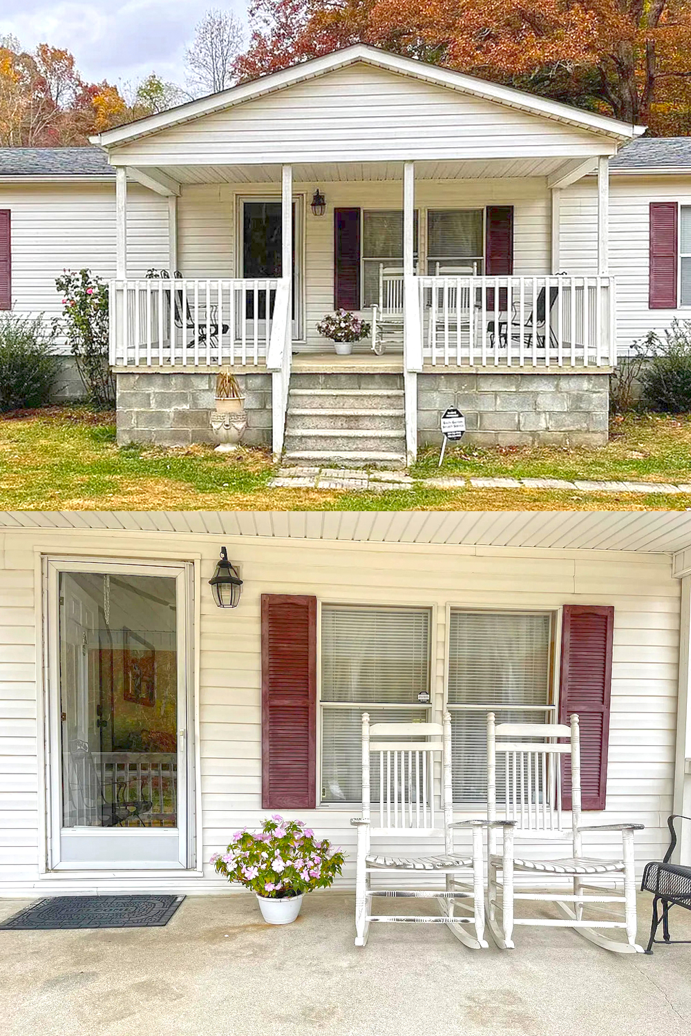 Timeless Concrete Porch