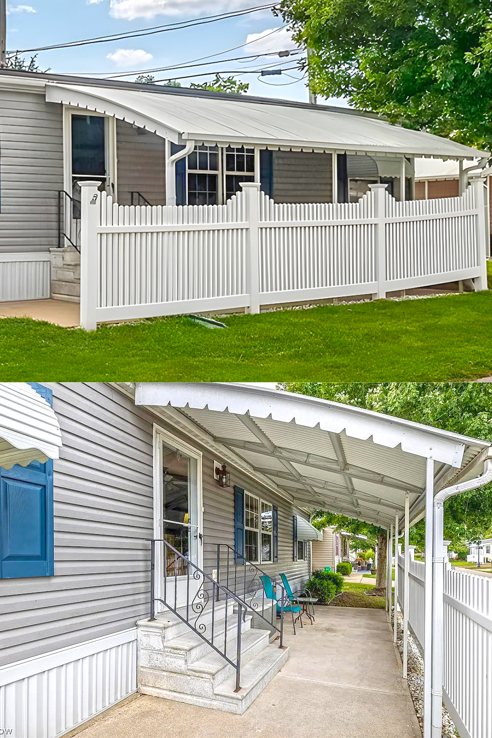 Clean and Breezy Awning for a Cozy Retreat