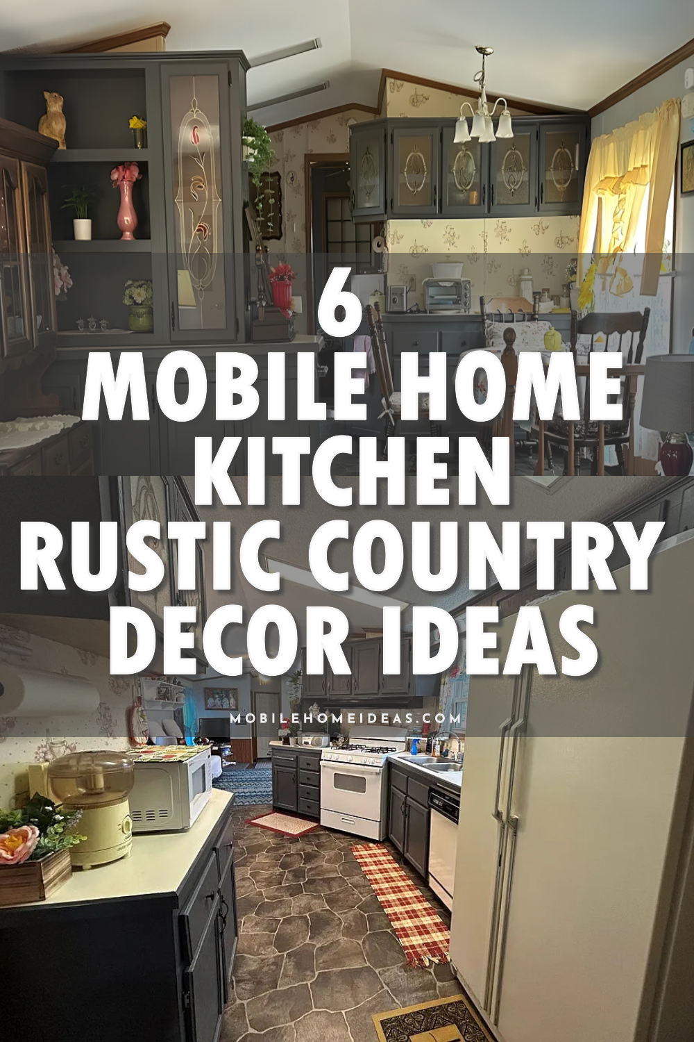 6 Mobile Home Kitchen Rustic Country Decor Ideas 