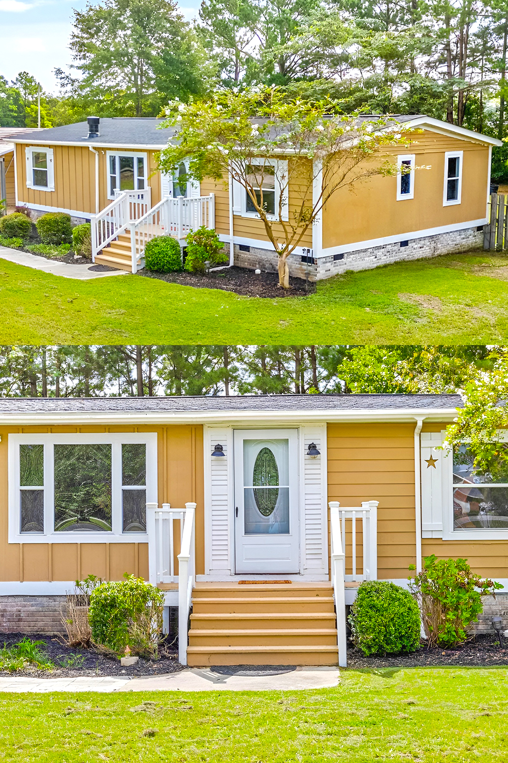 Make-Mobile-Home-Exterior-Look-Like-a-House-Exterior-Brick-Exterior Trim