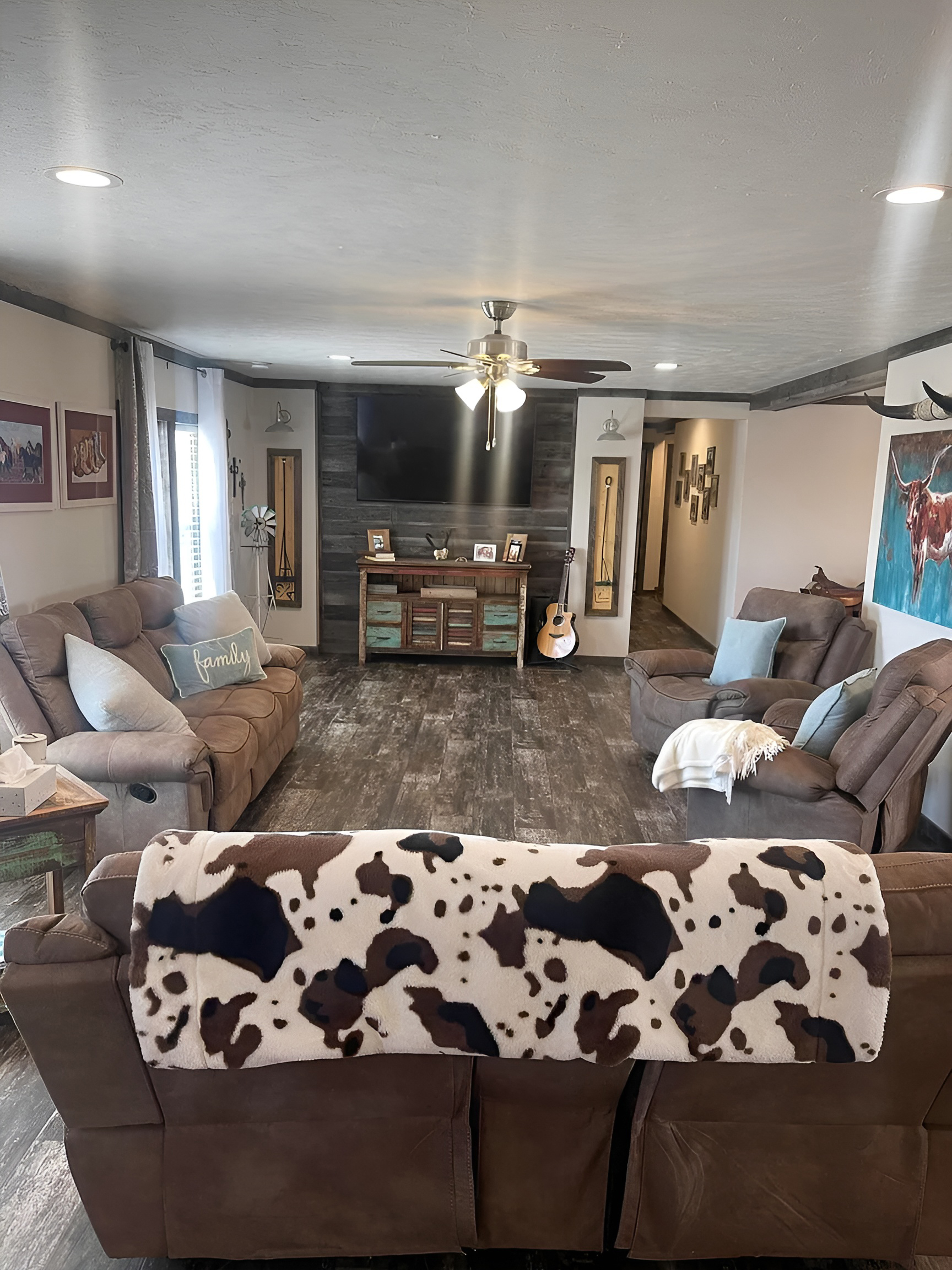 Mobile Home Farmhouse Living Room Decor Ideas