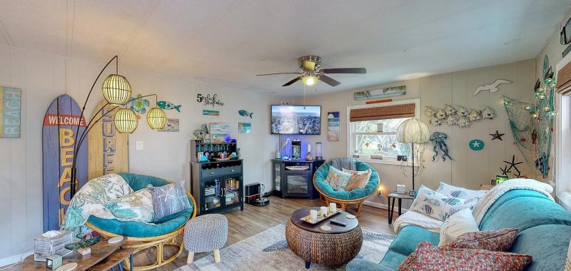 Mobile Home Interior Coastal Design