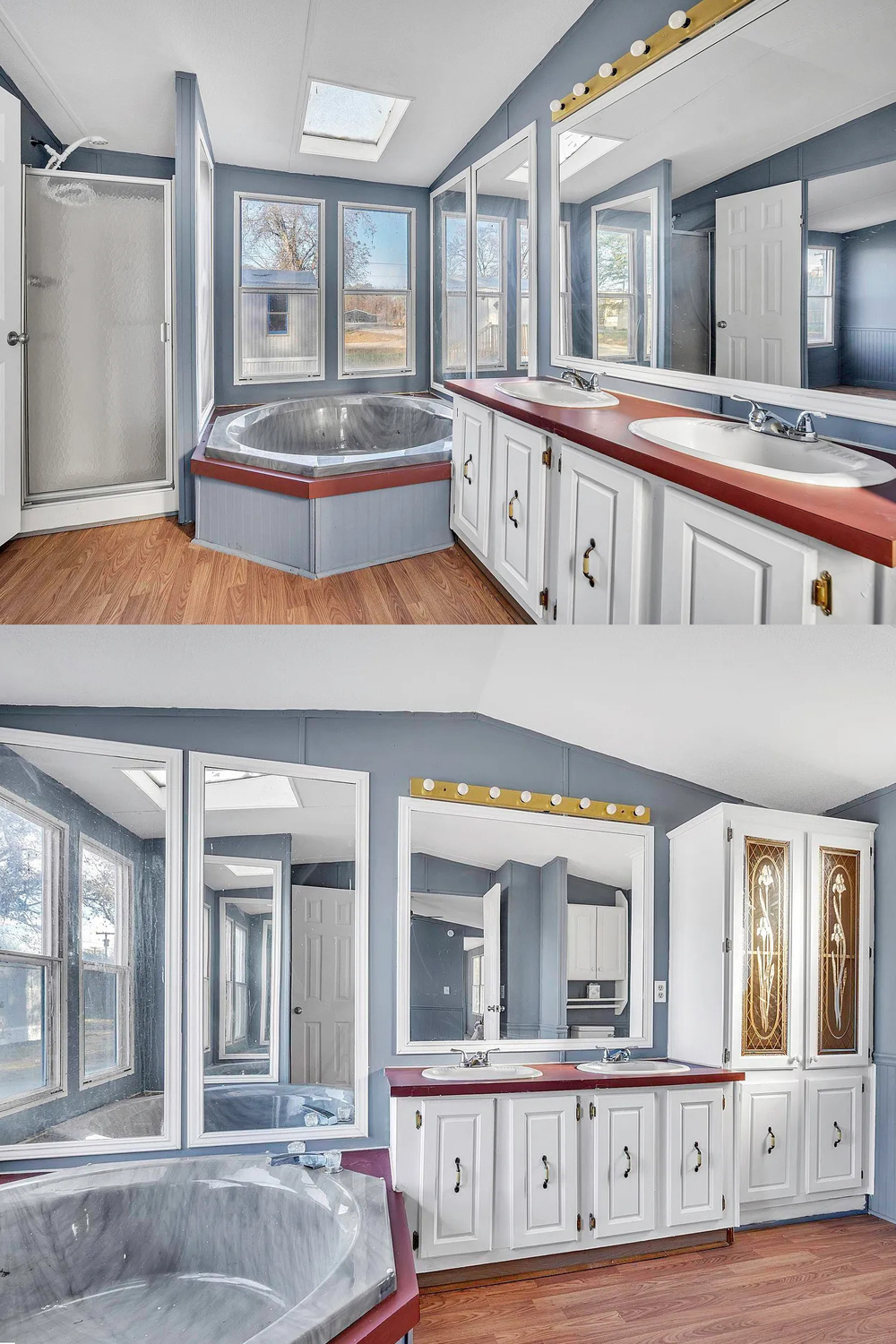 Ways-to-Make-The-Interior-of-a-Mobile-Home-Look-Like-a-House---Transform the Bathroom