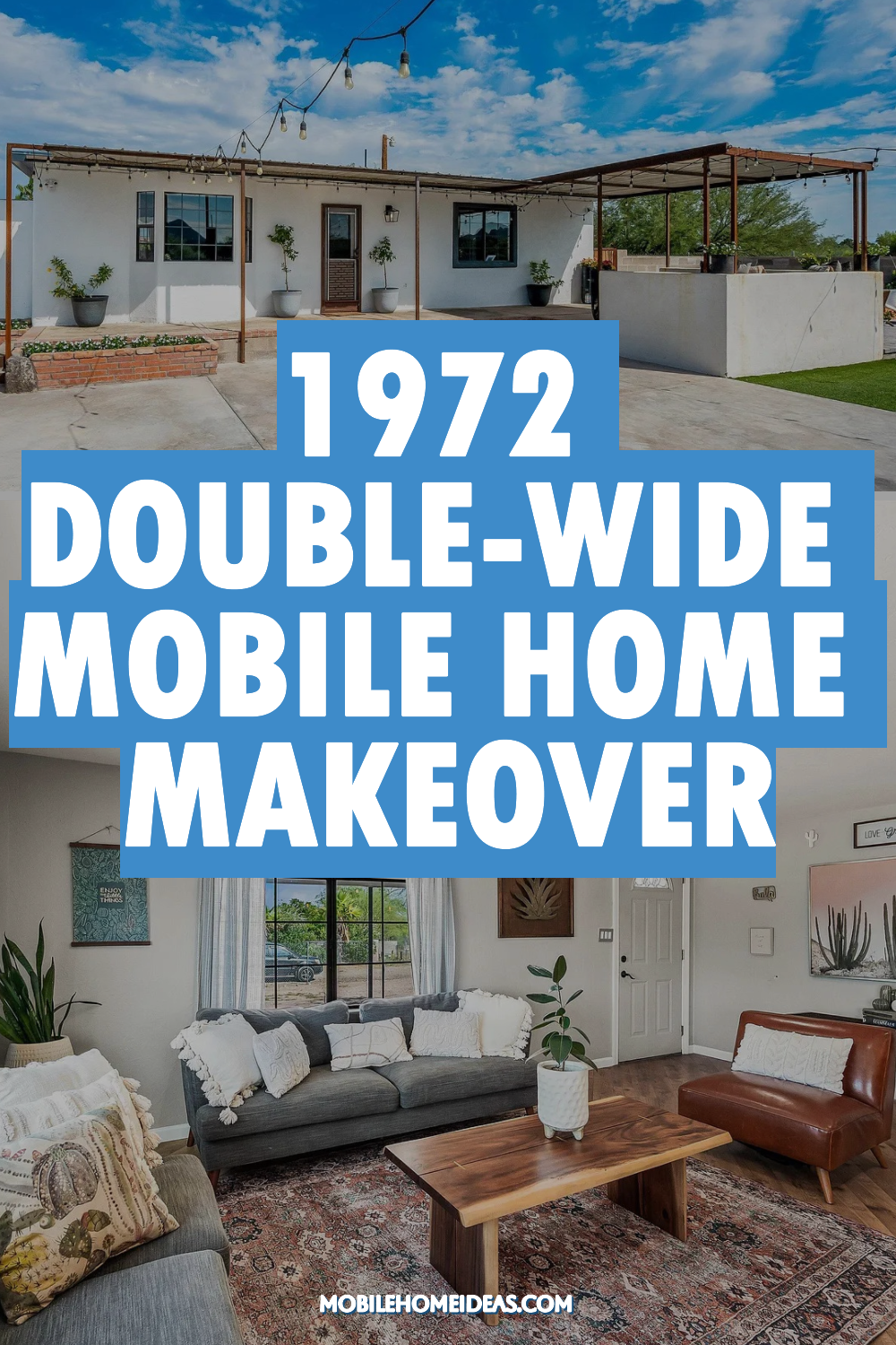 1972 Double-Wide Mobile Home Makeover Inspiring Renovation Ideas