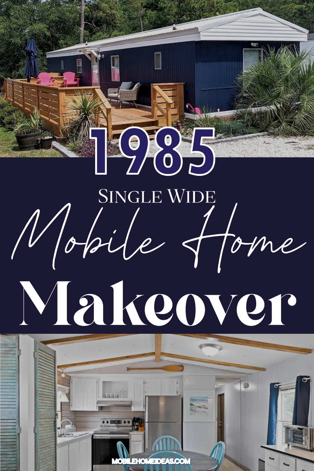 1985 Single Wide Mobile Home Makeover