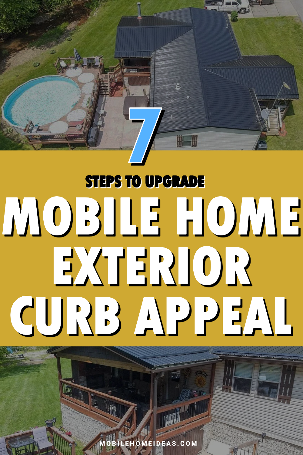 7 Steps to Upgrade Your Mobile Home's Exterior Curb Appeal!