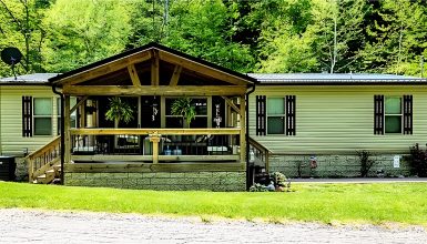 How to Create a Cozy Rustic Front Porch for Your Mobile Home