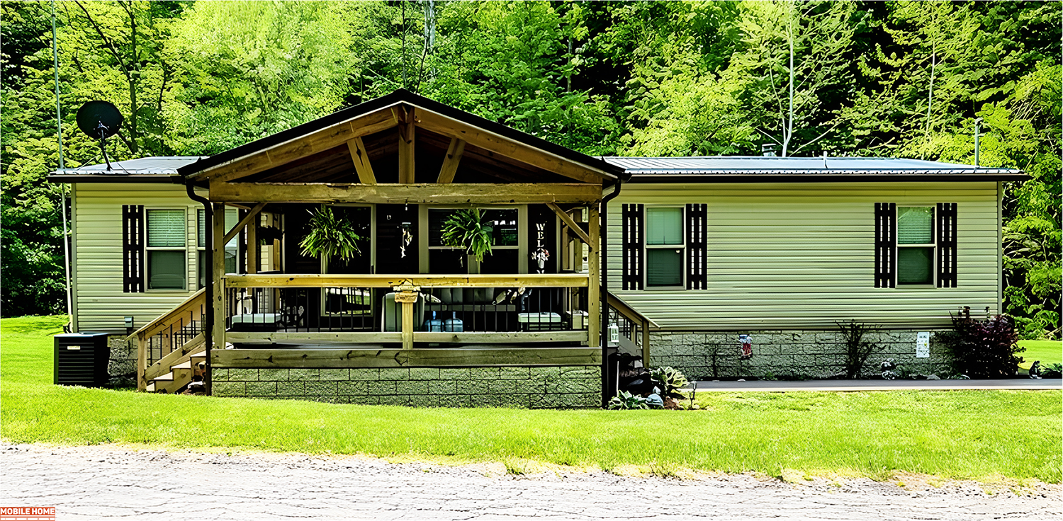 How to Create a Cozy Rustic Front Porch for Your Mobile Home