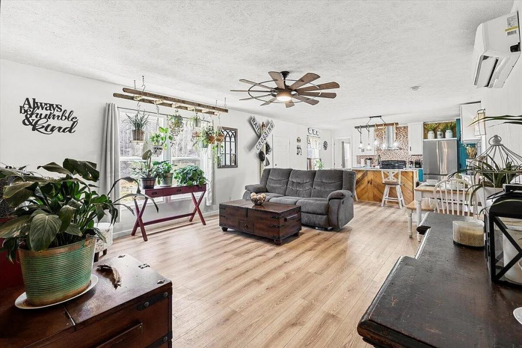 How to Decorate a Single Wide Mobile Home Living Room in Modern Rustic
