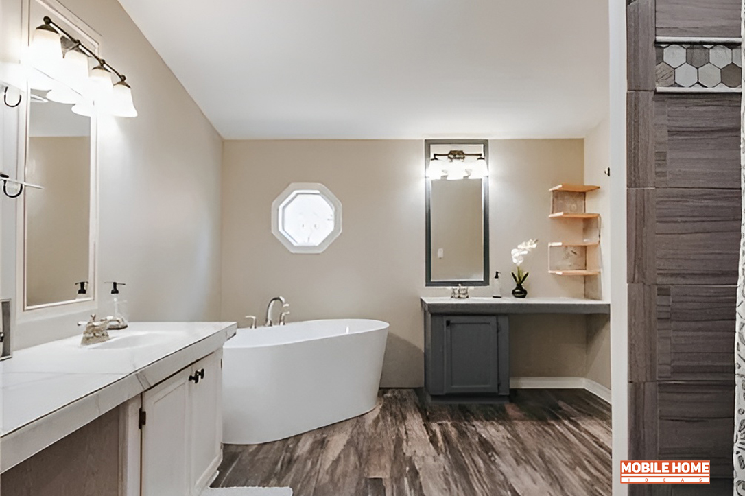 Mobile Home Master Bathroom Modern Design