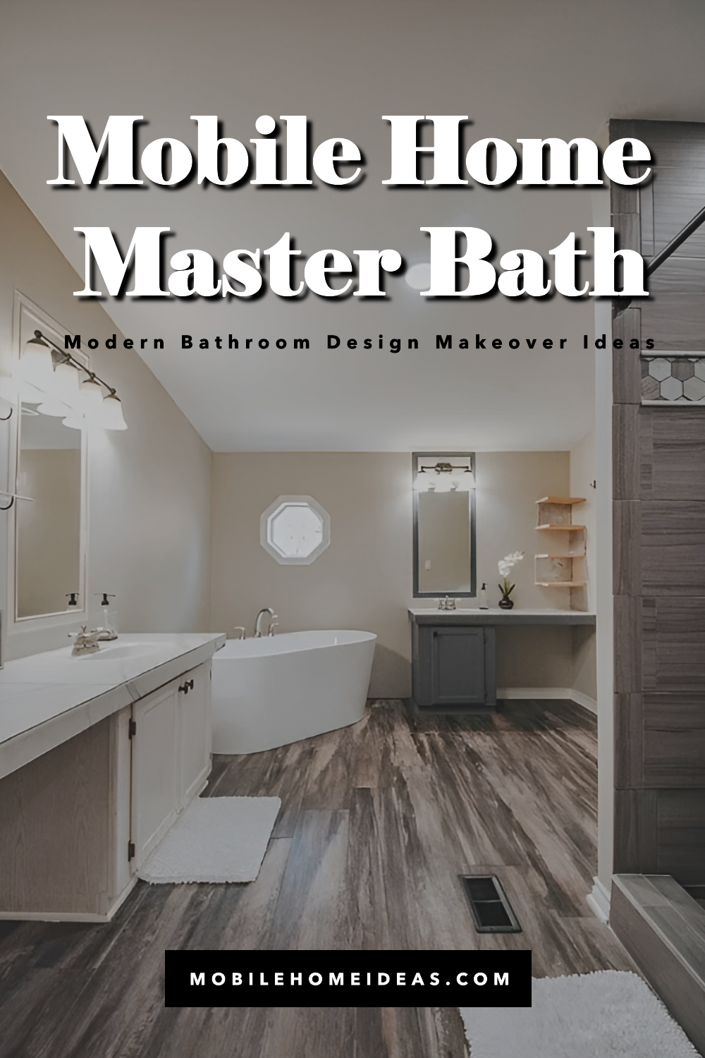 Mobile Home Master Bathroom Modern Design