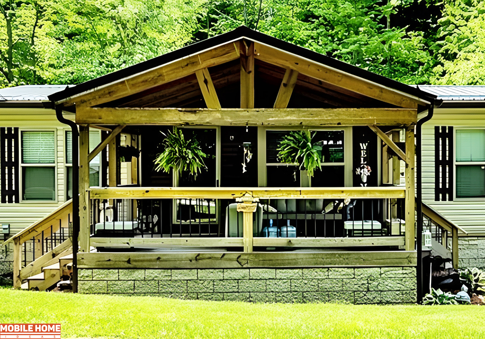 Mobile-Home-Rustic-Porch