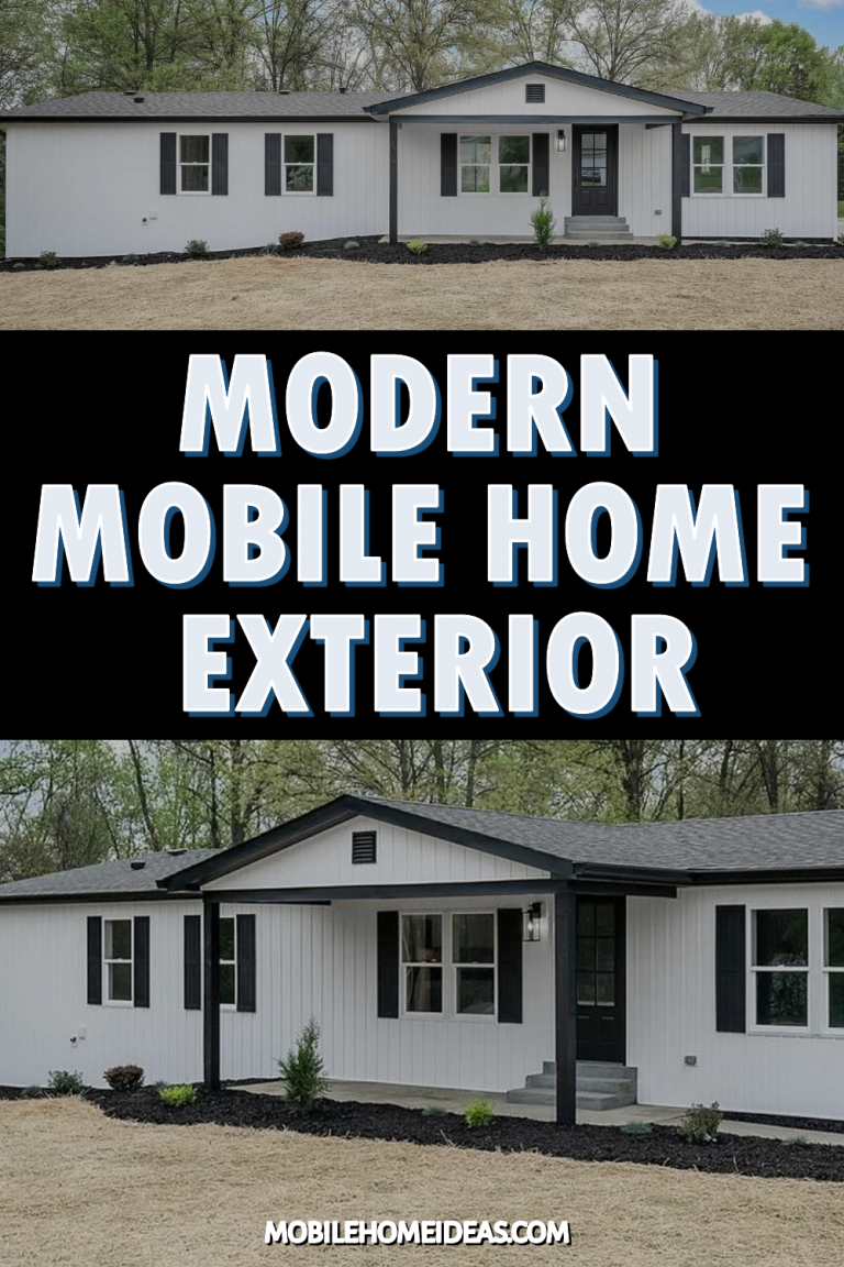 Stunning Modern Mobile Home Exterior Design