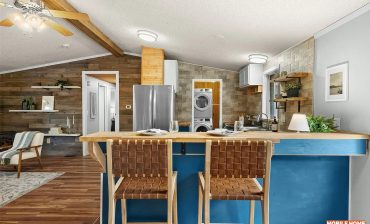 How to Achieve Rustic-Modern Look in Your Double-Wide Kitchen