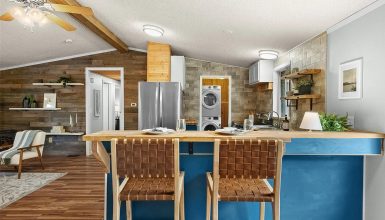 How to Achieve Rustic-Modern Look in Your Double-Wide Kitchen