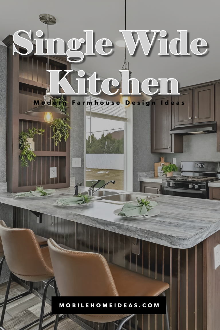 How to Achieve a Modern Farmhouse Look in Your Single-Wide Kitchen